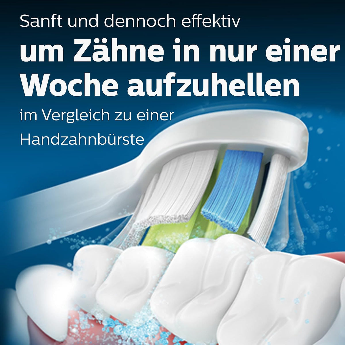 Philips Genuine Sonicare Optimal White Replacement Brush Heads, 4 Pack, White - HX6064/10 — White