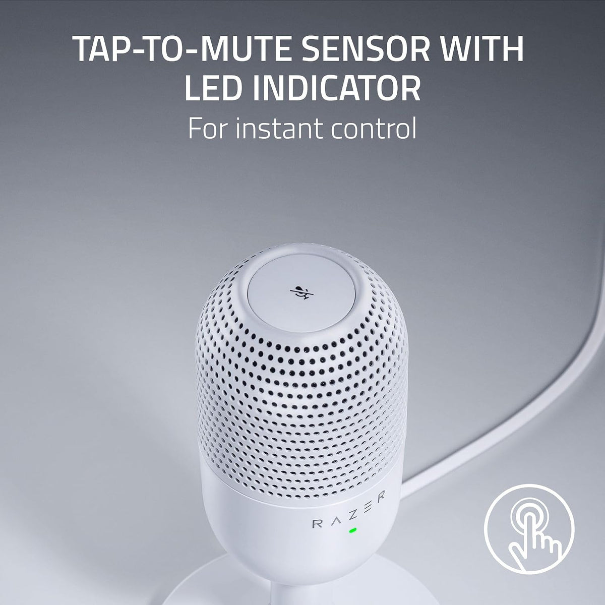 Razer Seiren V3 Mini USB Microphone — White — product image 4