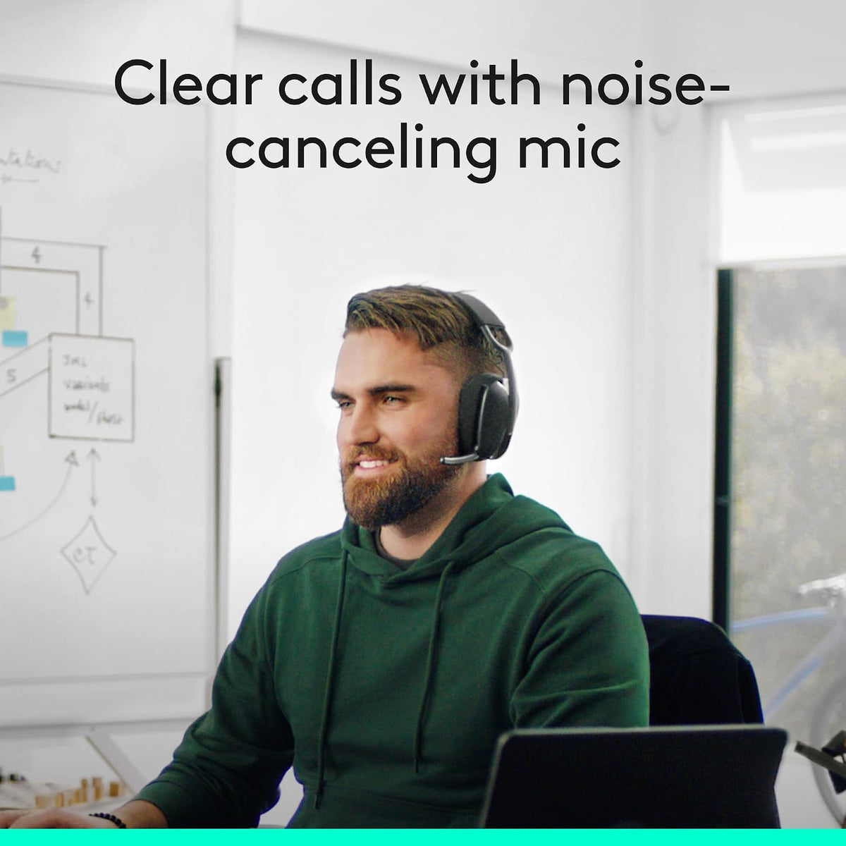 Logitech Zone Vibe Wireless Headset — Graphite