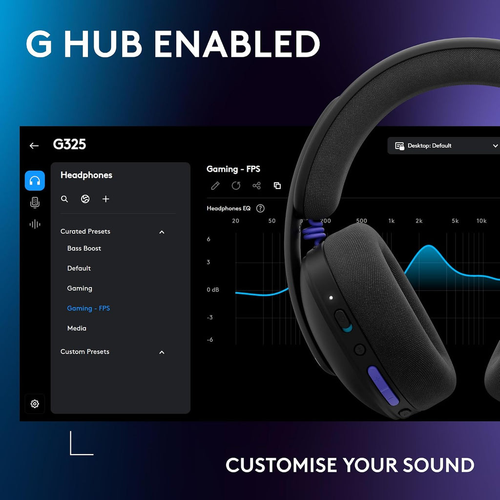 Logitech G325 Wireless Gaming Headset — Black
