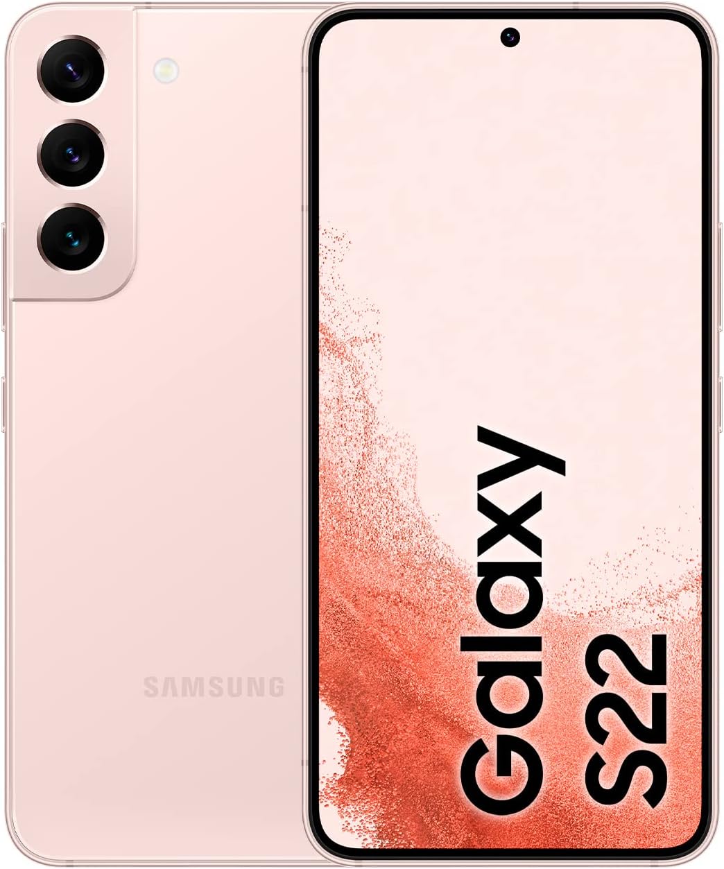 Samsung Galaxy S22 SM-S901E 8GB Ram 128GB Rom ((Single Sim + eSim) 5G Smartphone Pink Gold - International Version…