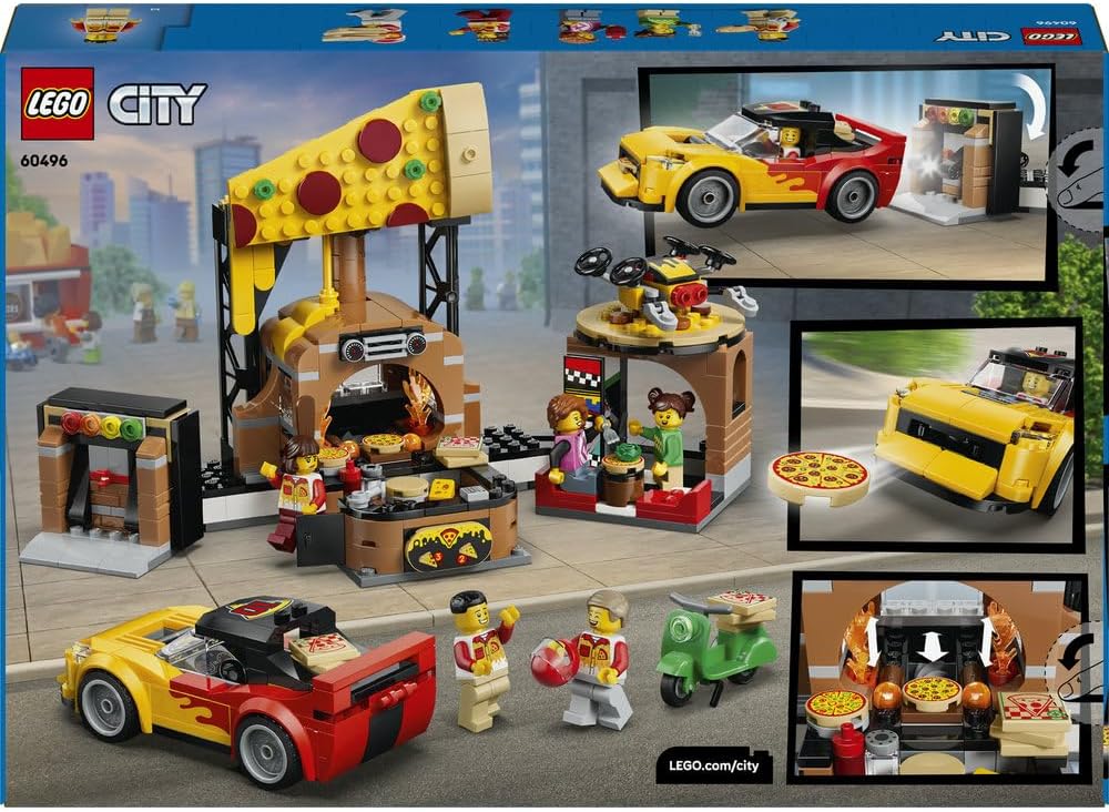 LEGO City Pizza Delivery Experience with Vehicles 60496
