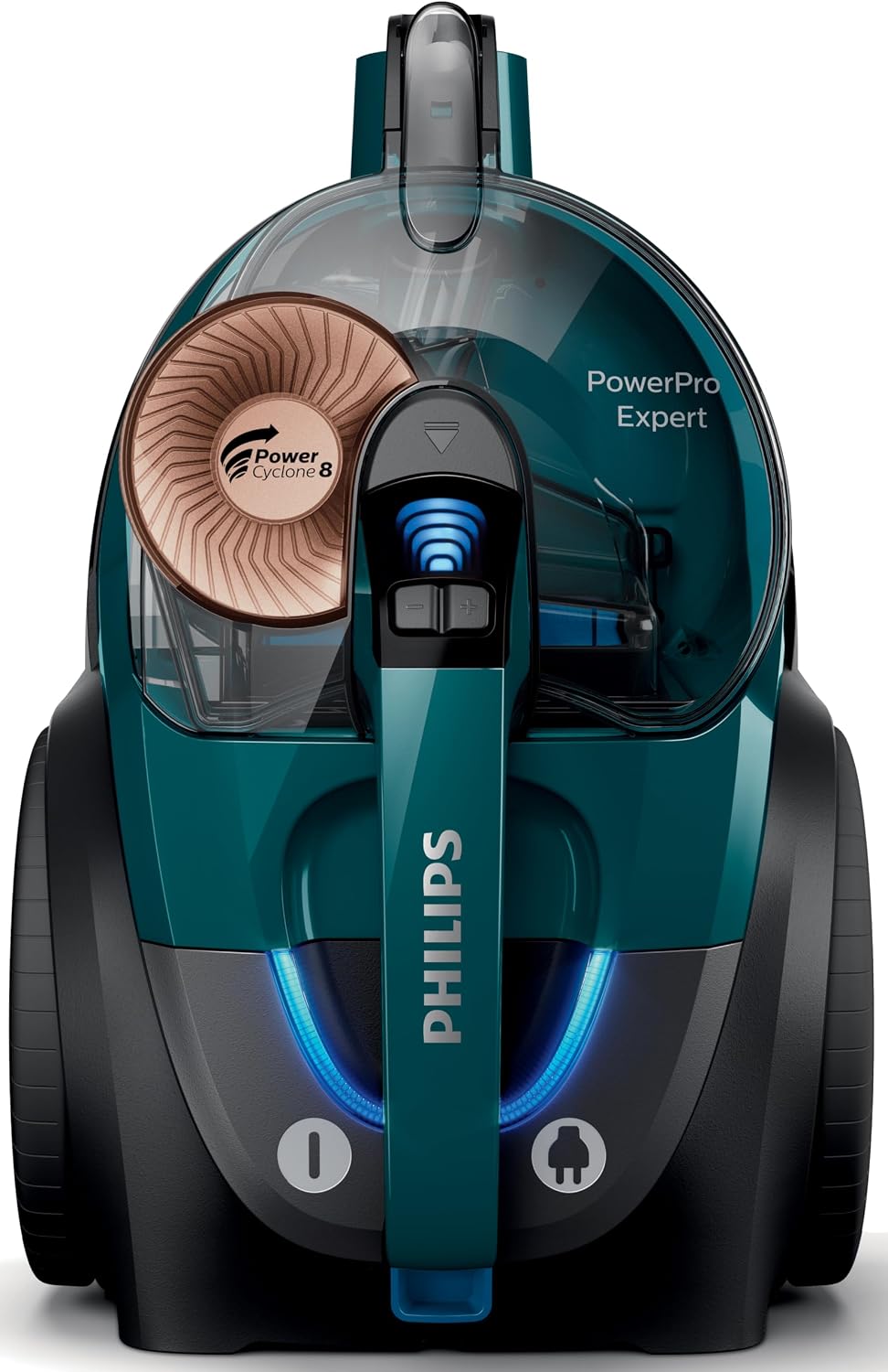 Philips PowerPro Expert FC9744/09 Vacuum Cleaner 750 W Cylinder Dry Bagless 2 L, Green and Black — Multicoloured (Vert/Noir)
