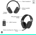 Logitech Zone Vibe Wireless Headset — Graphite