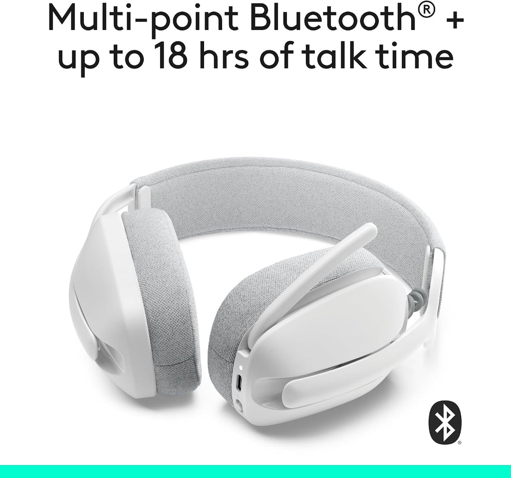 Logitech Zone Vibe 100 Headset — Off White