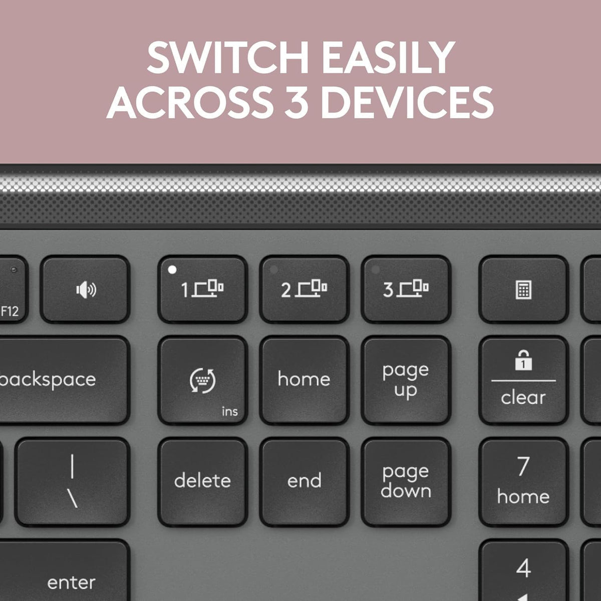 Logitech K950 Keyboard — Graphite