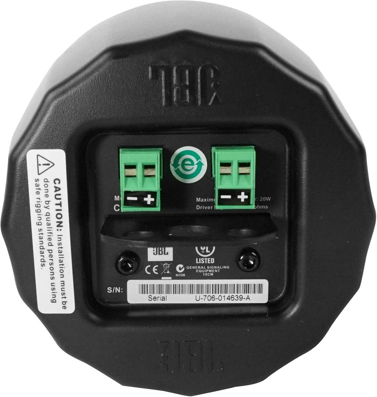 JBL Professional C62P Pendant Speakers — Pair — Black