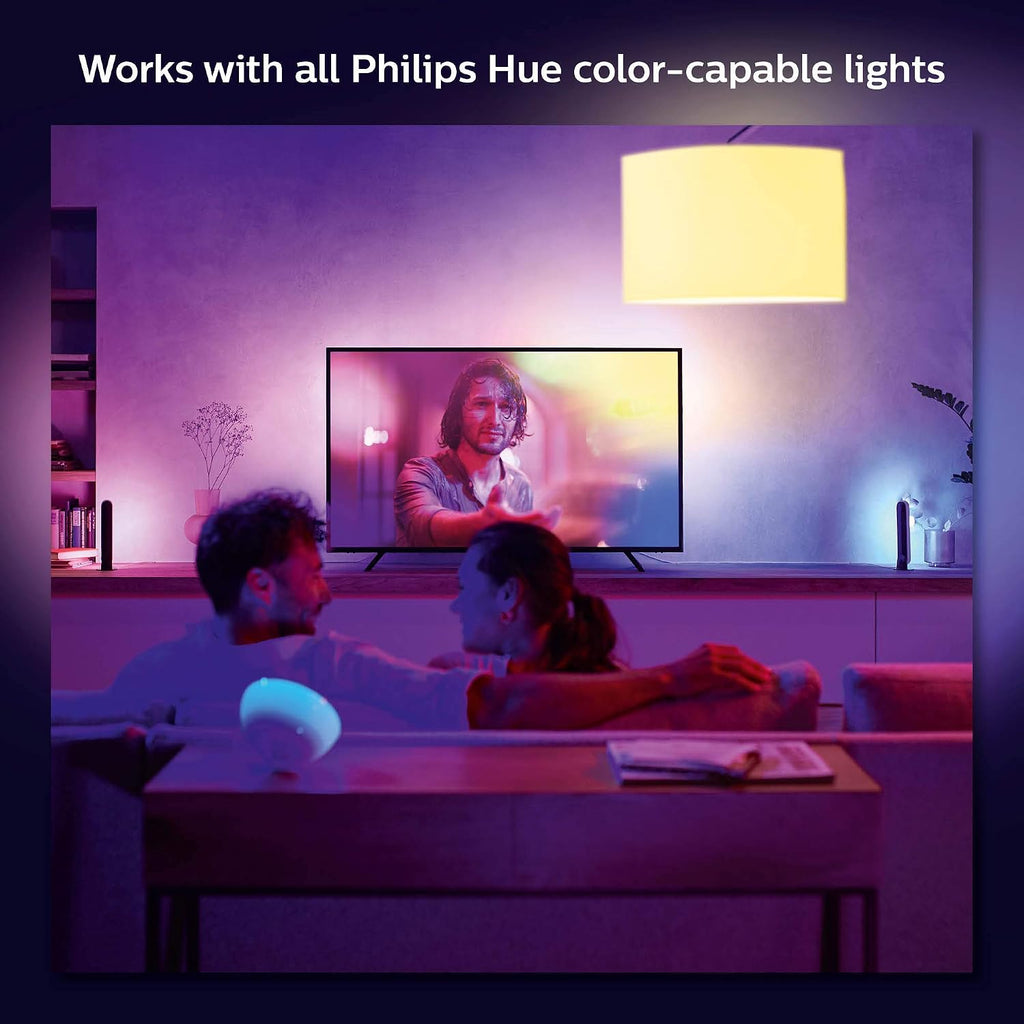 Philips Hue Play Gradient Lightstrip 75"–Smart Multicolor LED,929002422901 — Smart multicolor LED lightstrip for 75-inch+ TVs with dynamic gradient lighting for immersive viewing — Multicolor