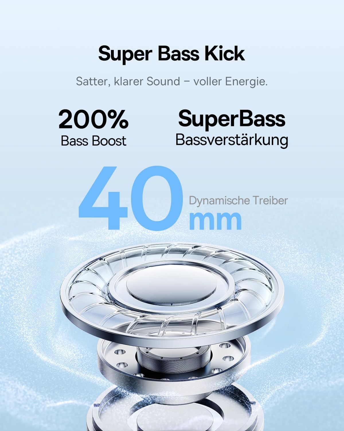 Baseus Bass BH1 Lite Wireless Headphones — Lightwhite