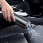 Baseus Car Vacuum Cleaner 4000Pa Wireless Handheld For Auto Home Interior Cleaner Mini Portable Vaccum Vacuum Cleaner for Car Dry Wet Amphibious Auto Supplies (Black) — Black