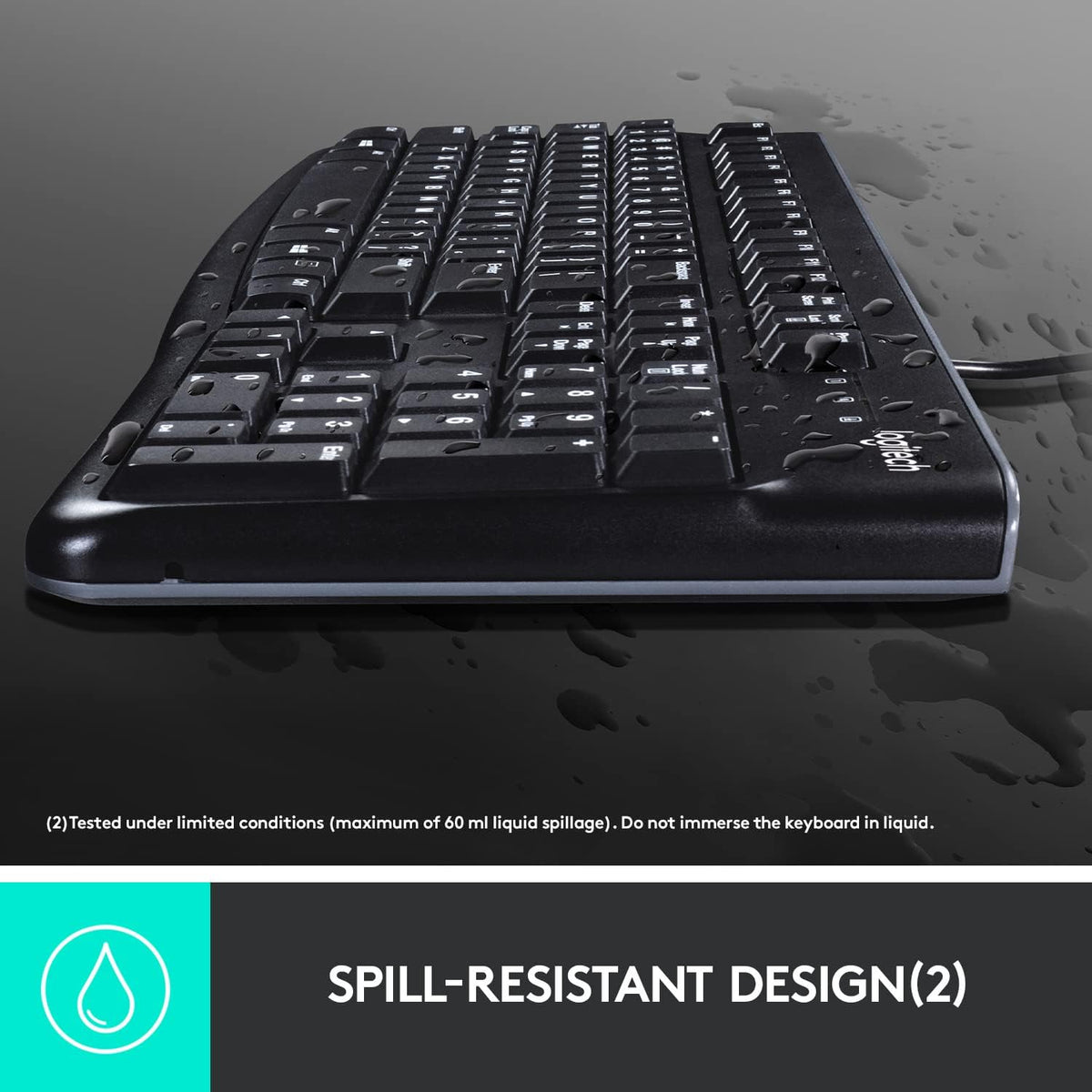 Logitech MK120 Keyboard and Mouse Combo — Black