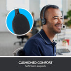 Logitech H111 Headset and M171 Mouse Bundle — Black
