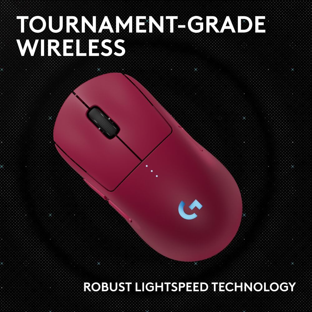 Logitech G PRO 2 LIGHTSPEED Gaming Mouse — Magenta