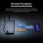 TP-Link BE6500 Dual-Band WiFi 7 Router (BE400)
