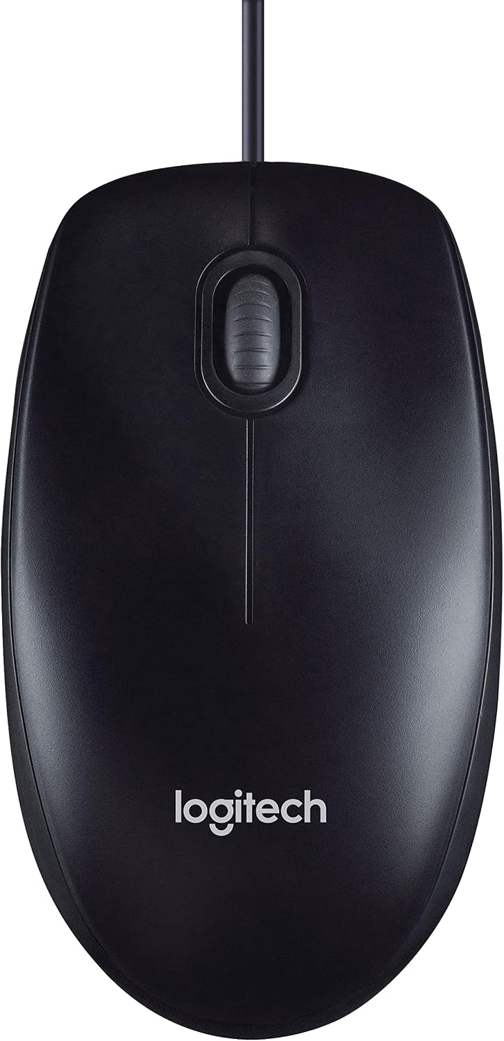 Logitech M90 Wired Mouse — Black