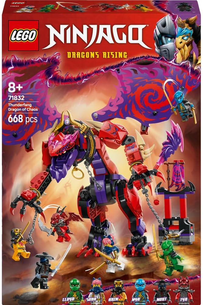 LEGO NINJAGO Thunderfang Dragon of Chaos 71832