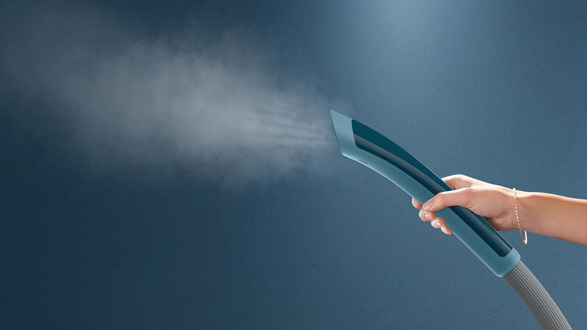 Philips Stand Steamer 1800W, 36g/min Continuous Steam, Ready in 45 Seconds — Blue