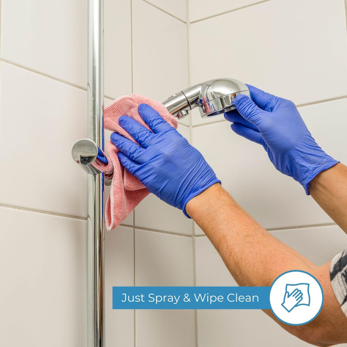Astonish Bathroom Cleaner White Jasmine & Basil, Tough on Soap Scum Watermarks and Limescale, Streak Free Shine, With Natural Oils, Vegan and Cruelty Free Spray, 750ml — additional product view 5