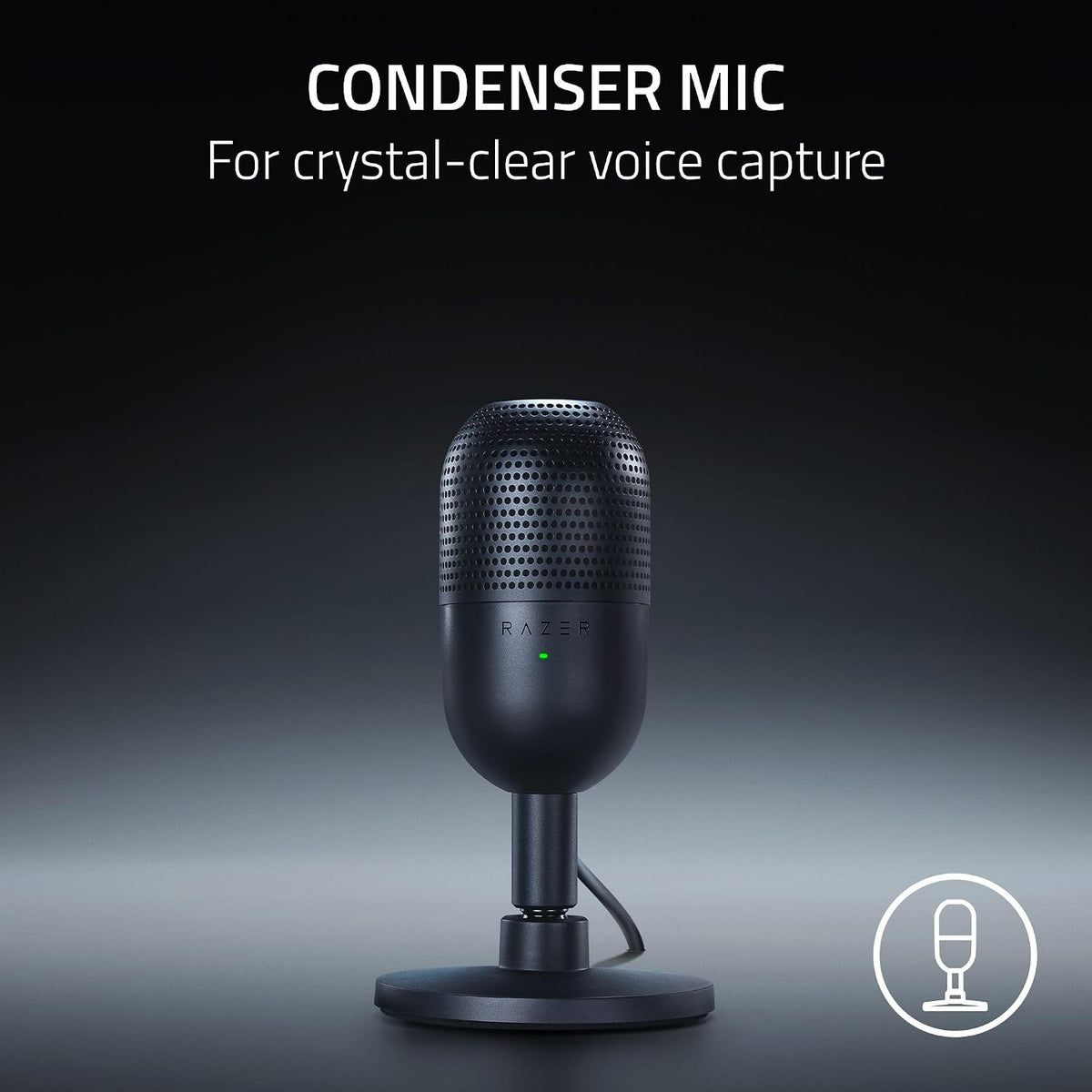 Razer Seiren V3 Mini USB Microphone — Black — product image 2