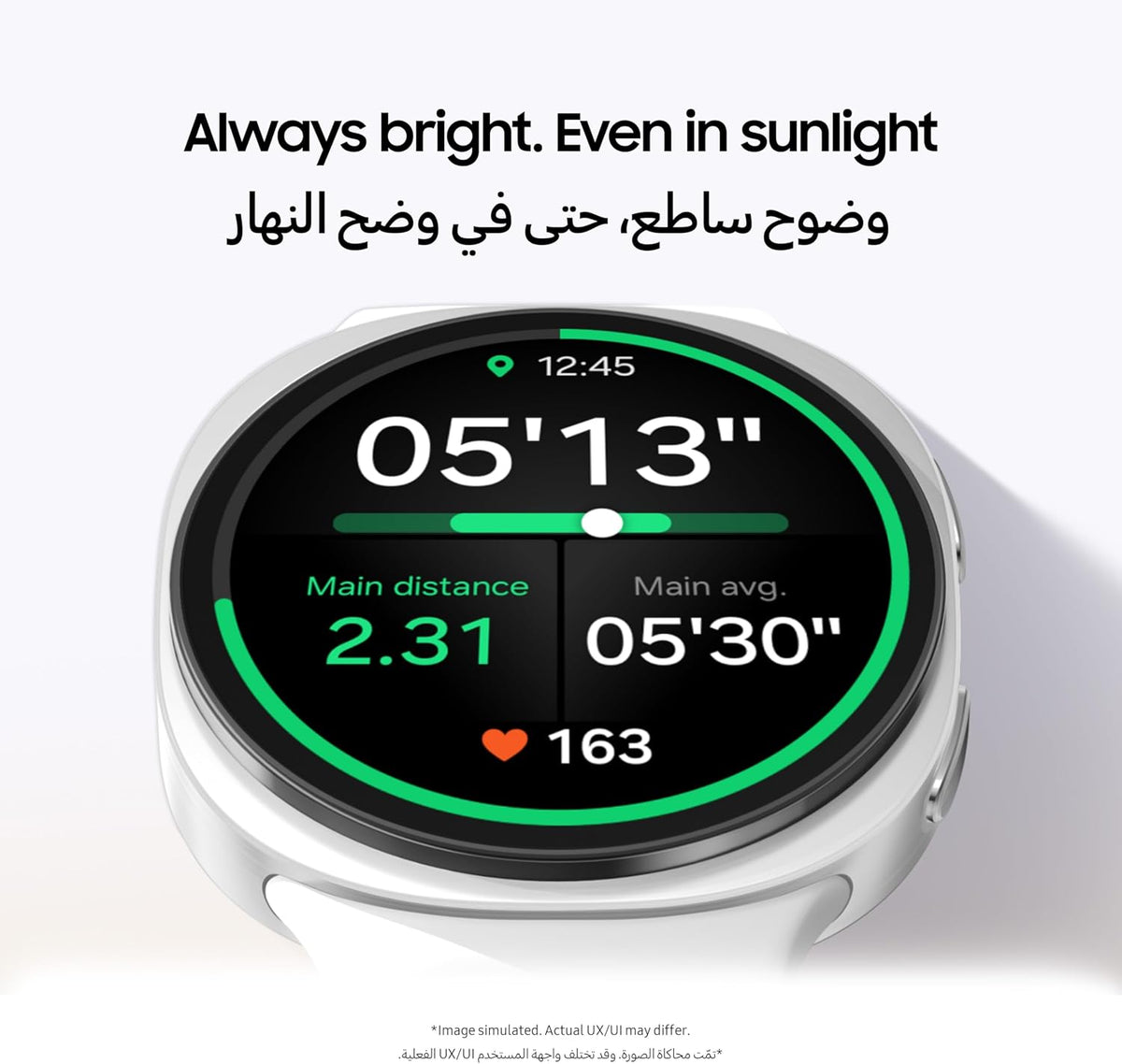 Samsung Galaxy Watch8 Silver, Bluetooth, 44mm Smartwatch, Everyday Health Coach, Cushion Design, Dynamic Lug System, 3nm Processor, Sleep Coaching, Running Coach (UAE Version)