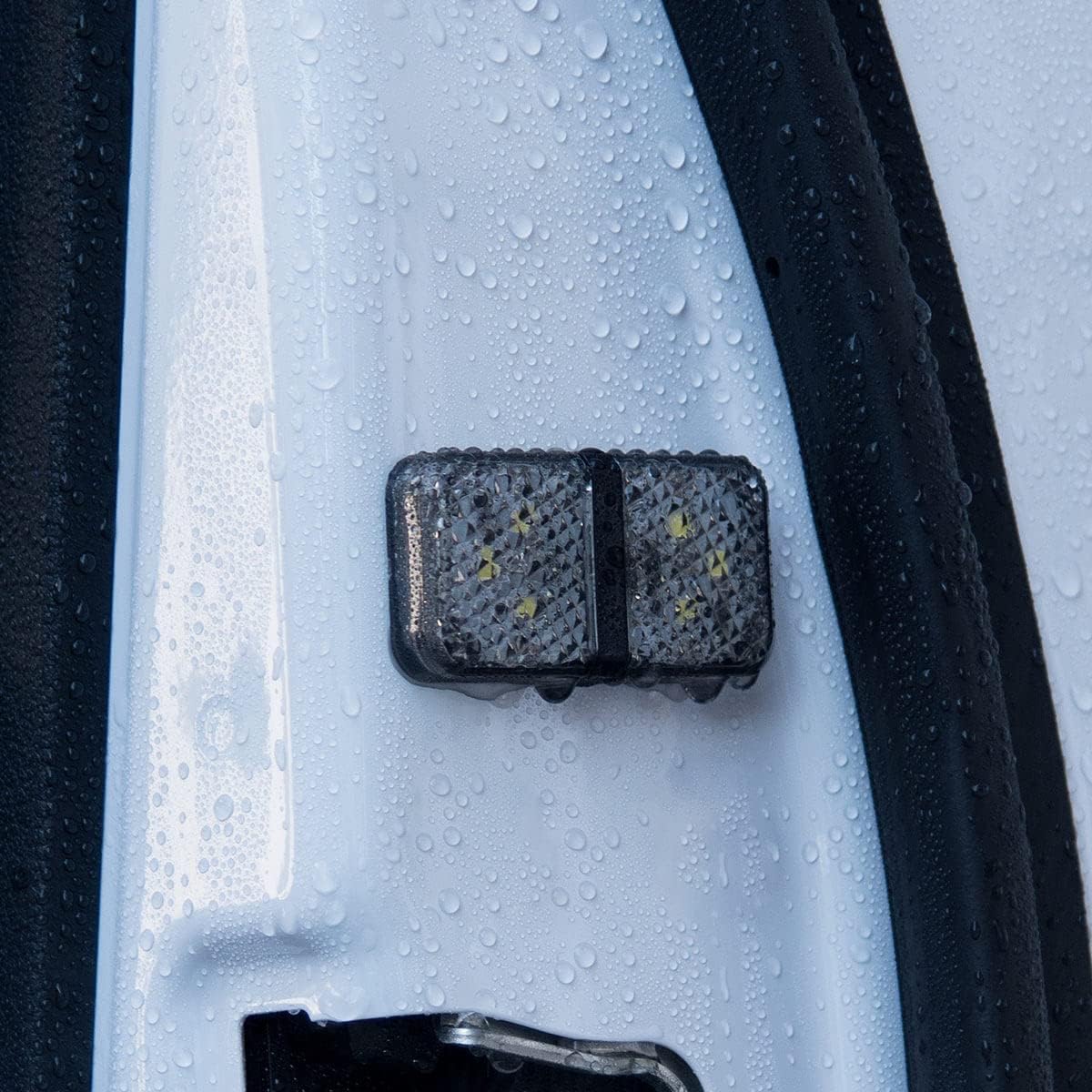 Baseus 2-Piece Universal Wireless Car Door LED Warning Light, Safety Light, Strobe Lights Warning Lights Waterproof for Anti rear-end Collision White