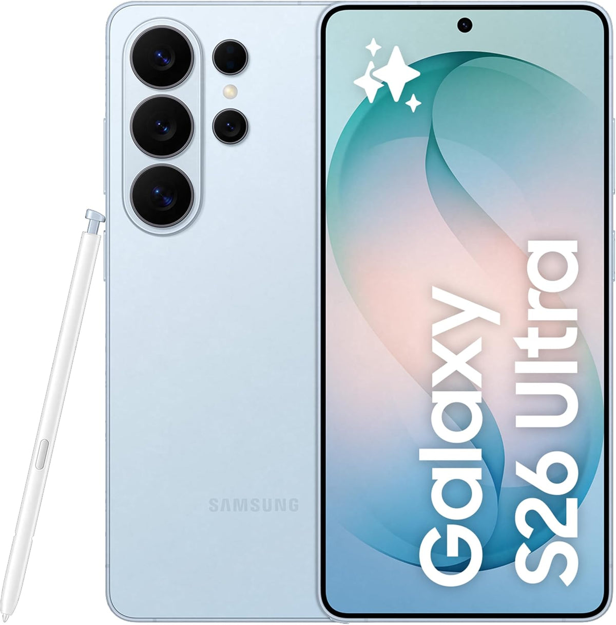 Samsung Galaxy S26 Ultra Sky Blue, 1TB Storage, AI Phone, 16GB RAM, Customized AP, Built-in Privacy Display, Photo Assist, 200MP Camera, 5000mAh Battery (UAE Type Approved)