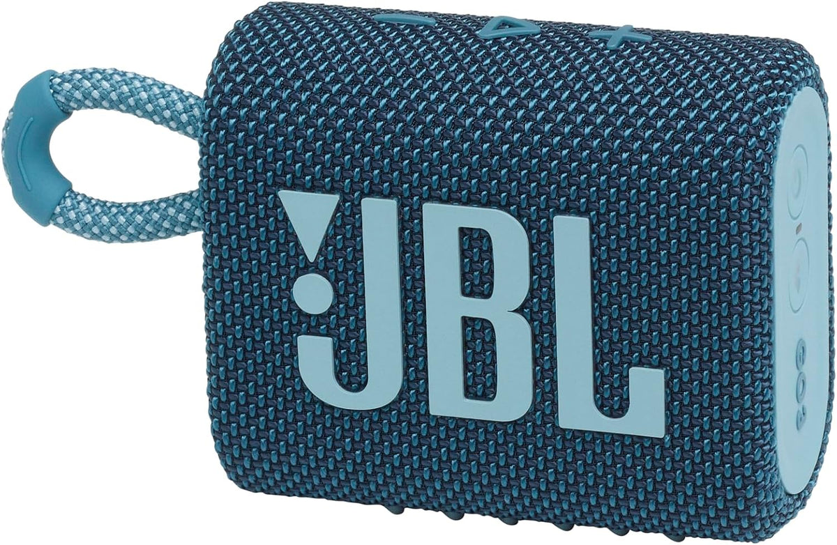 JBL Go 3 Portable Bluetooth Speaker — Blue