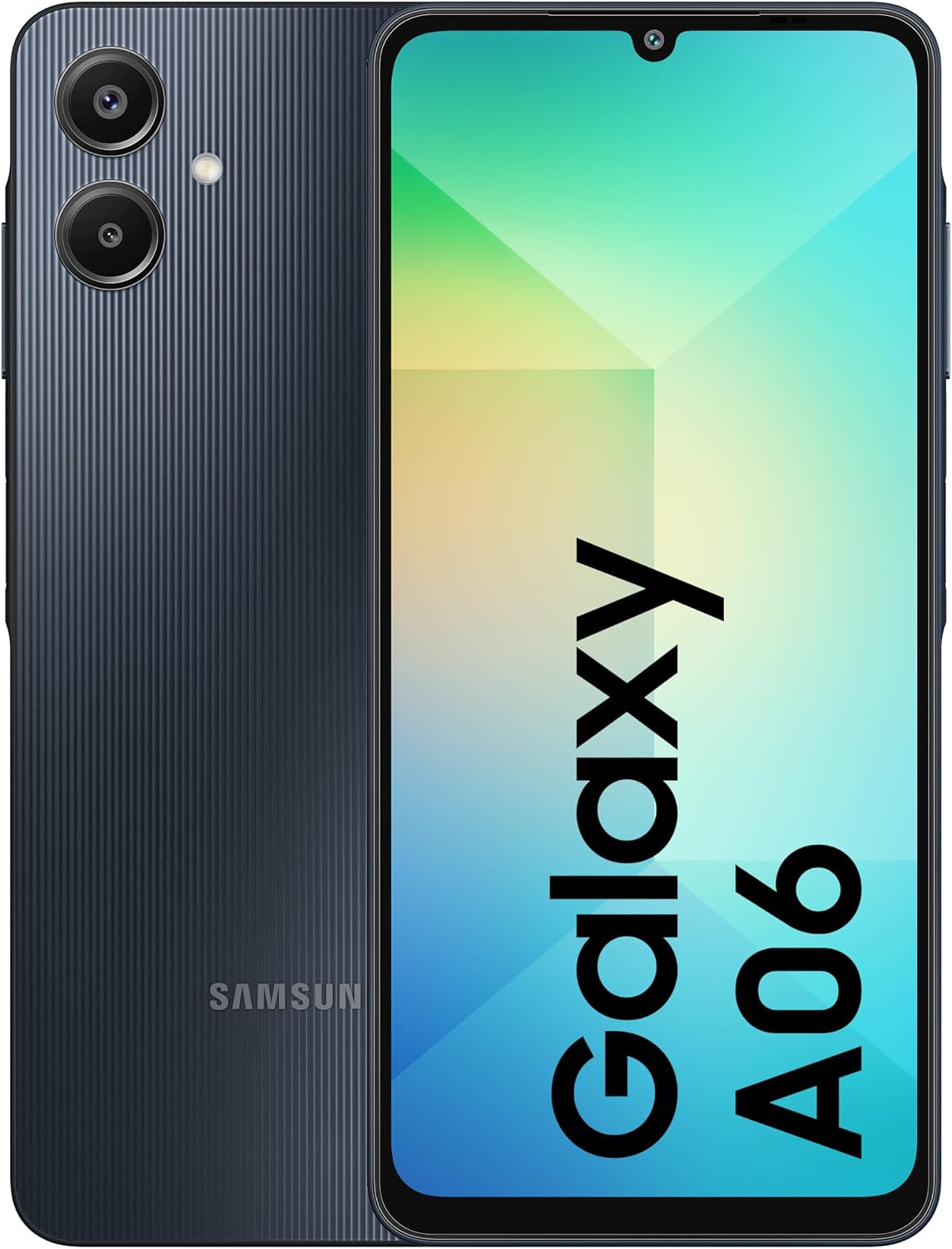 Samsung Galaxy A06 LTE (Black, 4GB RAM, 64GB Storage) | 50MP Dual Camera | 4 Gen OS Upgrades | IP54 Rating | Voice Focus | International Version