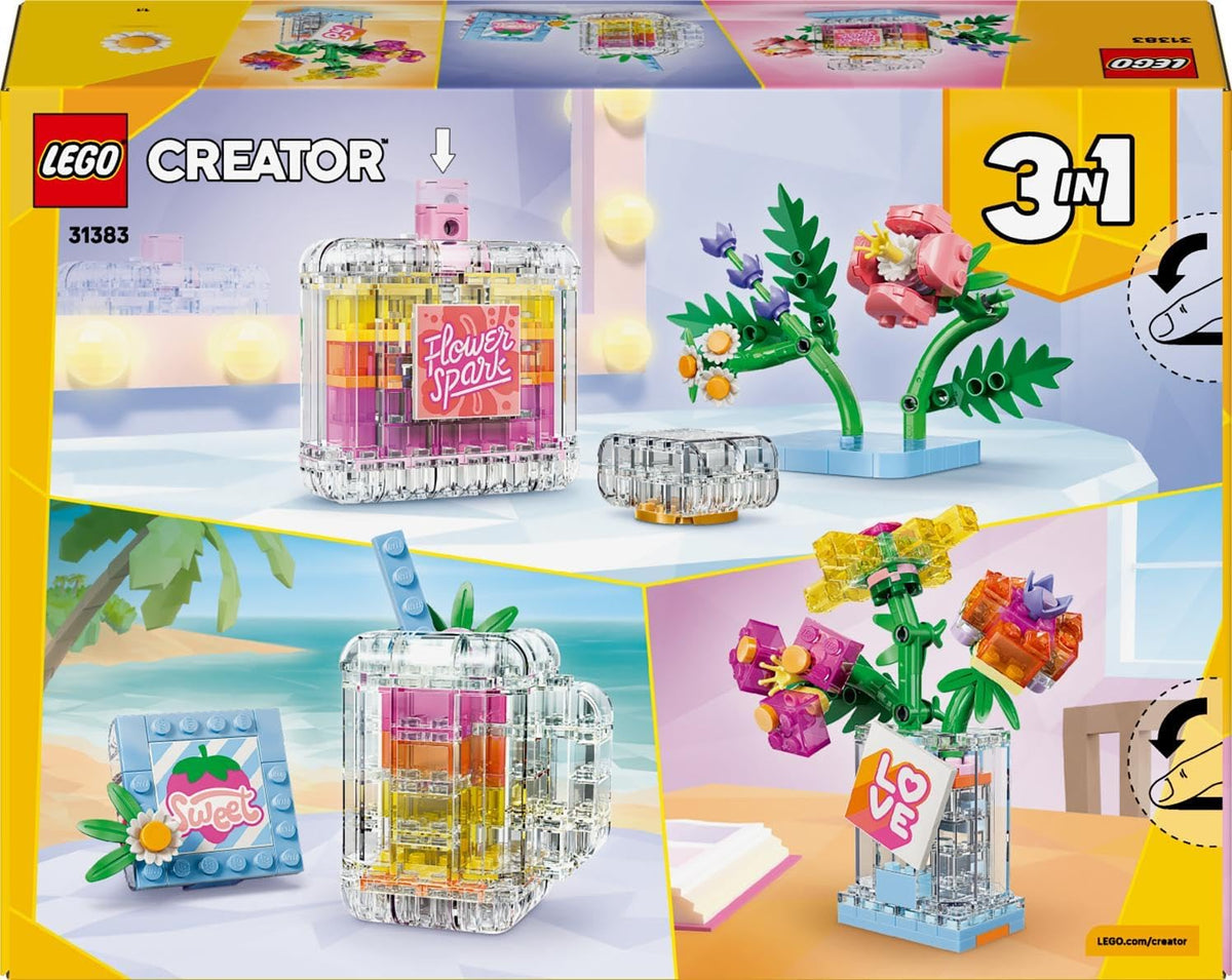 LEGO Creator 3in1 Floral Decor Perfume Bottle 31383 — image 10