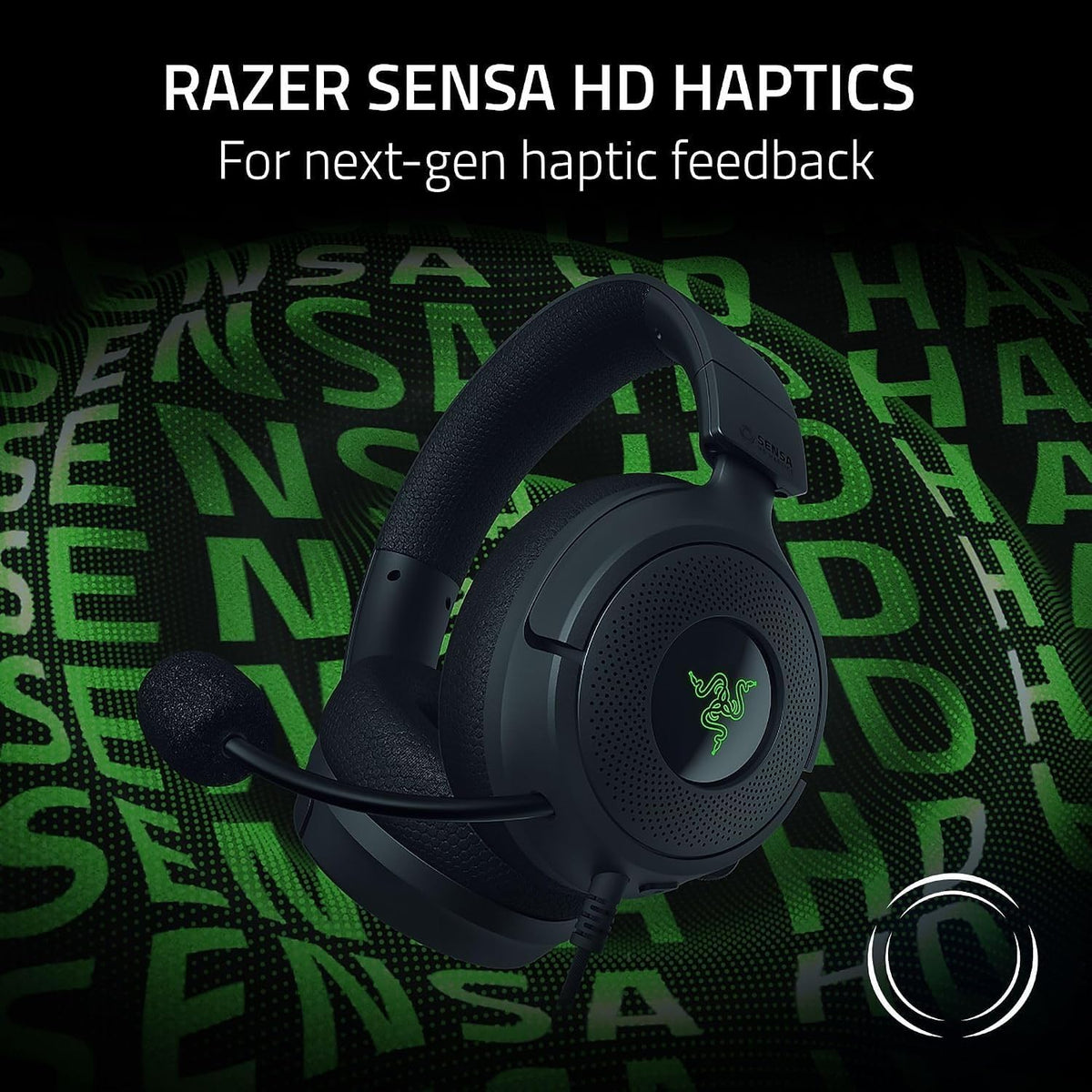 Razer Kraken V4 X Sensa HD Haptics Wired Gaming Headset,TriForce 40mm Drivers — product image 2