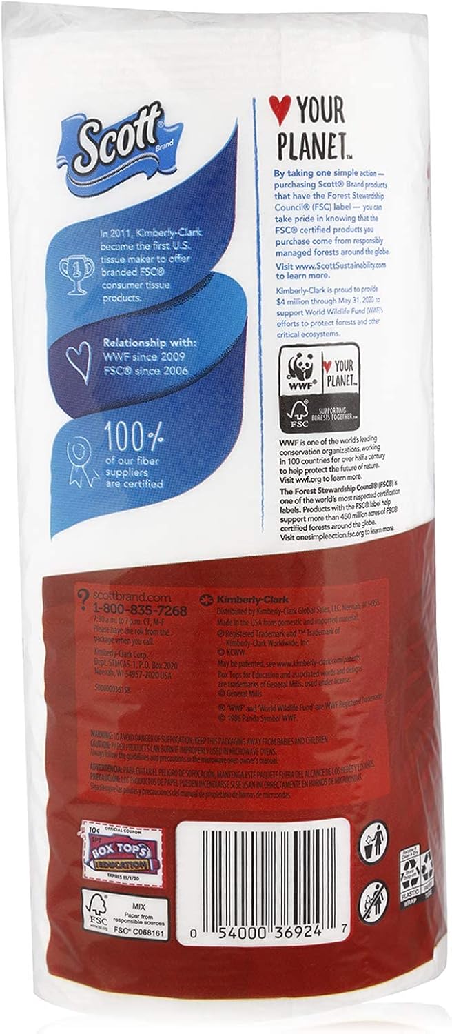 Scott Multi Purpose Kitchen Tissue Paper Towel, 2 PLY, 79 Sheets x 6 Rolls — additional view 3