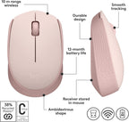 Logitech M171 Wireless Mouse — Rose