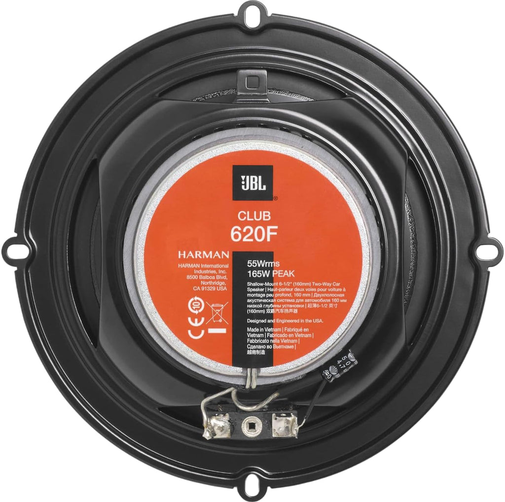JBL Club 620F 6.5-Inch Car Speakers — Pair