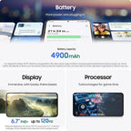 Samsung Galaxy S25 FE AI Phone, Icyblue, 8GB RAM, 256GB Storage, 50MP Camera, 6.7’’ Display, Slim & Lighter Design (UAE Version)