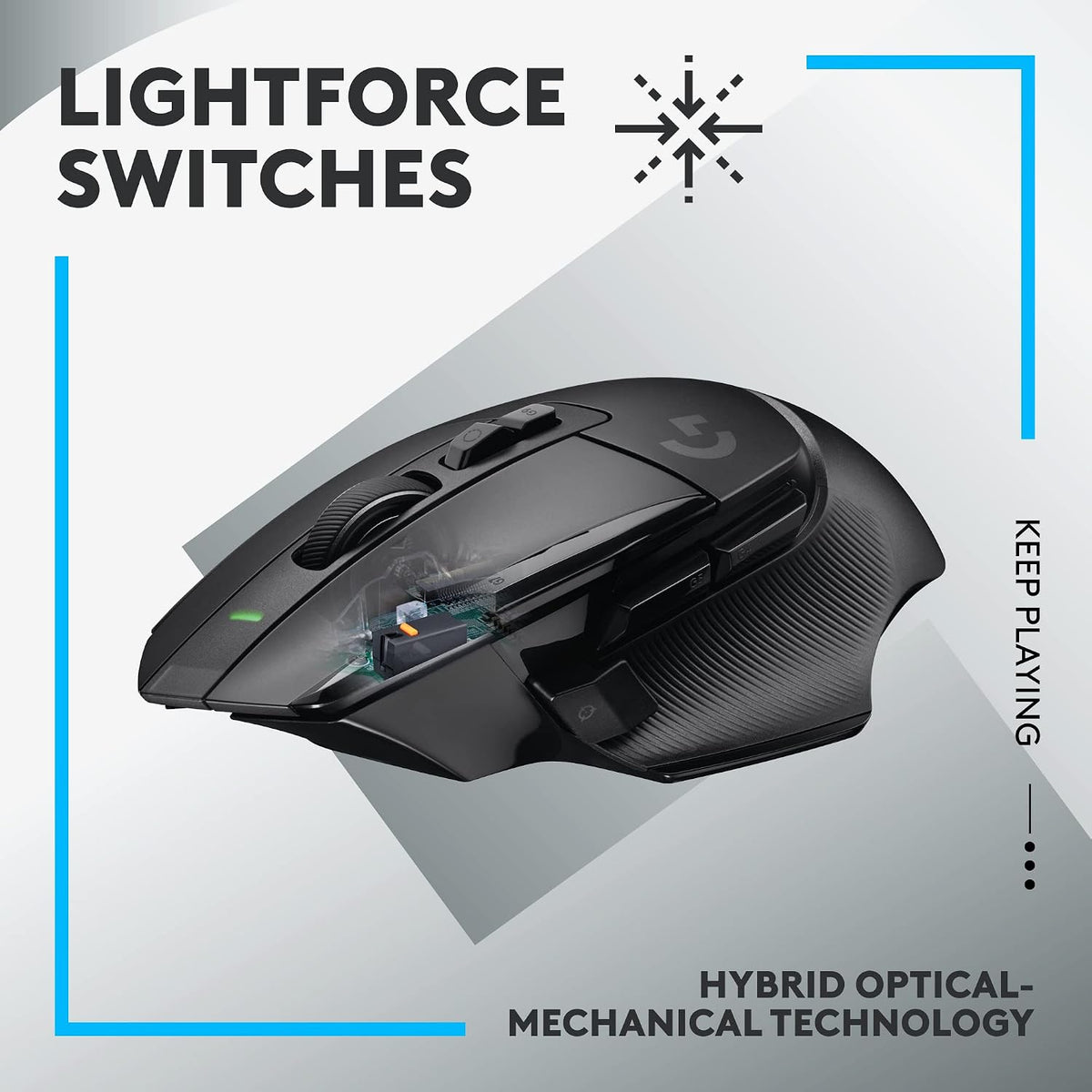 Logitech G502 X Wireless Gaming Mouse — Black