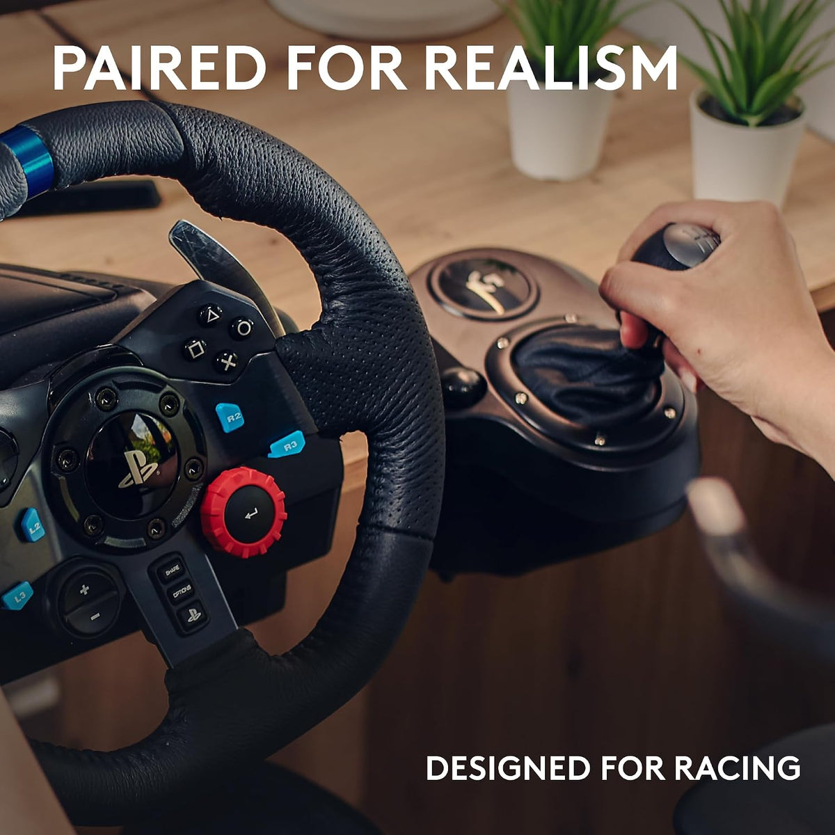 Logitech G29 SE with Shifter Racing Wheel and Pedals — Black
