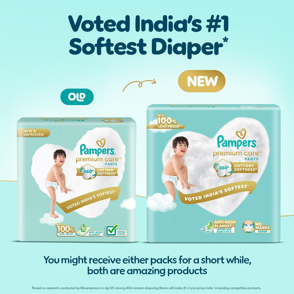 Pampers Premium Care Pants Diapers Monthly Box Pack, X-Large, 72 Count