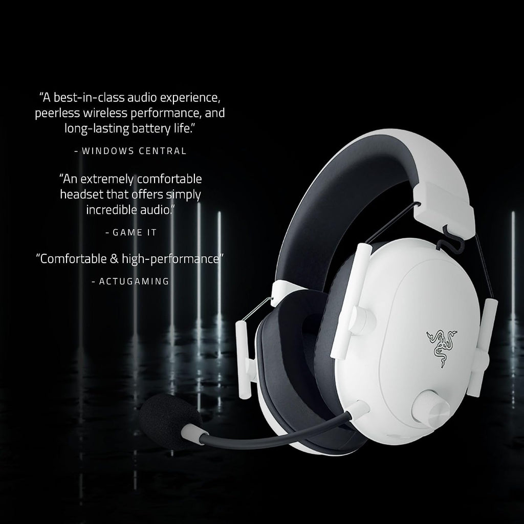 Razer BlackShark V2 HyperSpeed Wireless Esports Gaming Headset — White — product image 2