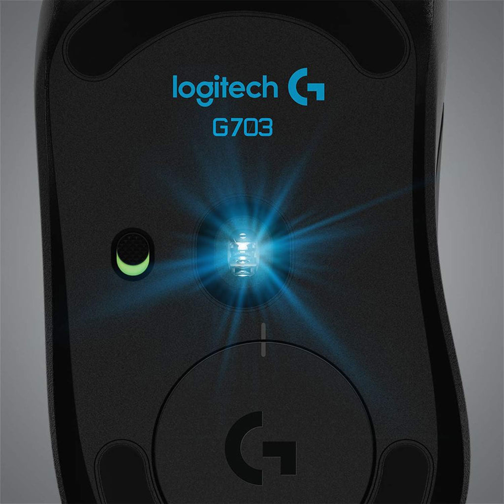 Logitech G703 HERO LIGHTSPEED Gaming Mouse — Black