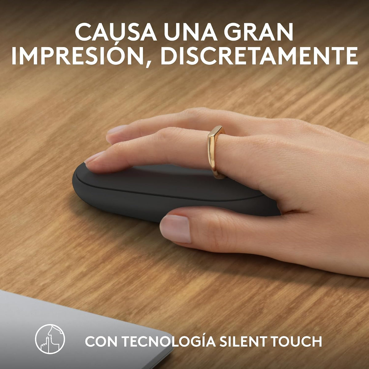 Logitech M350S Wireless Mouse — Graphite