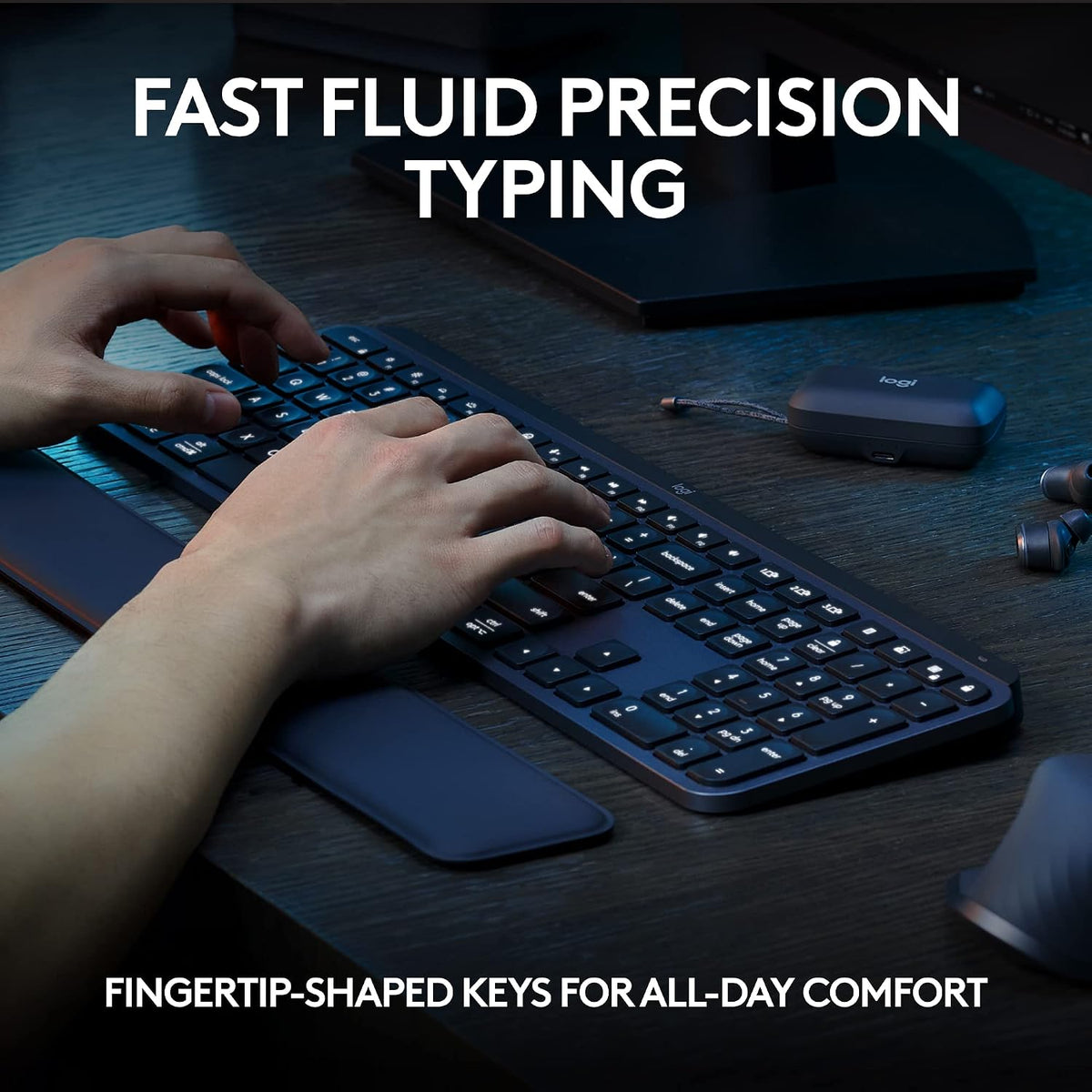 Logitech MX Keys S Keyboard — Graphite