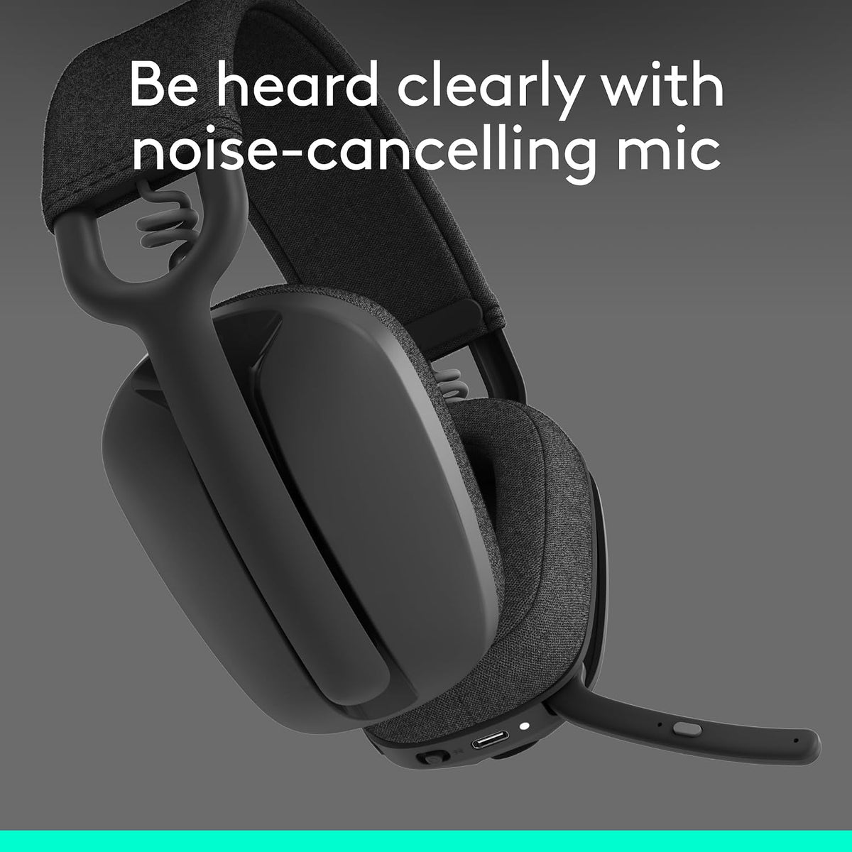 Logitech Zone Vibe 100 Headset — Graphite