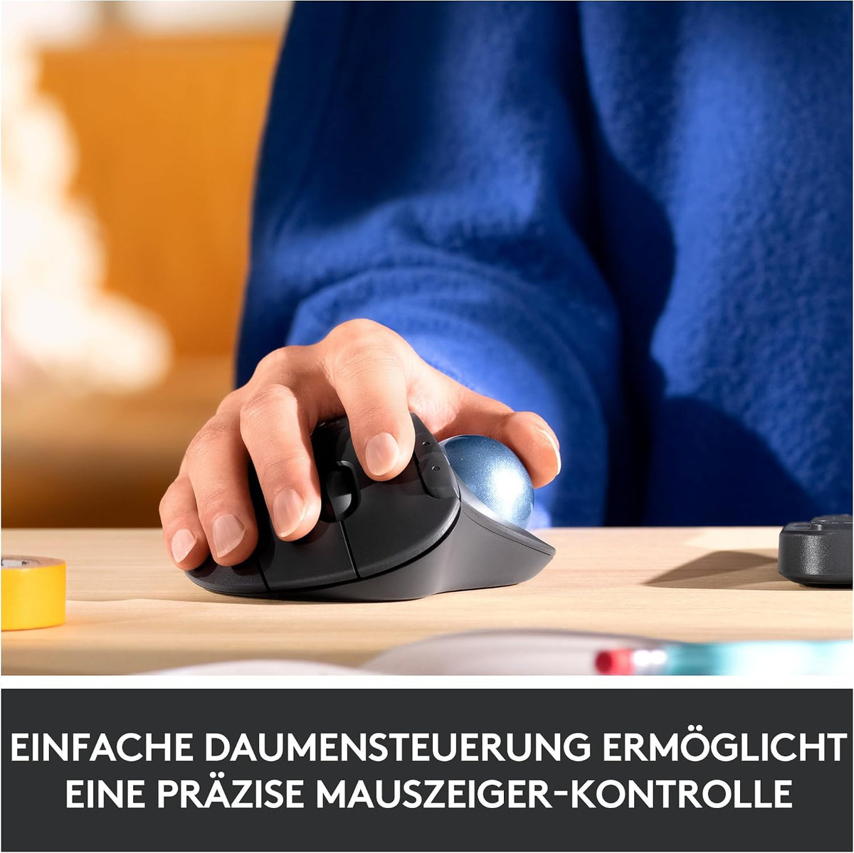 Logitech ERGO M575 Wireless Mouse — Graphite