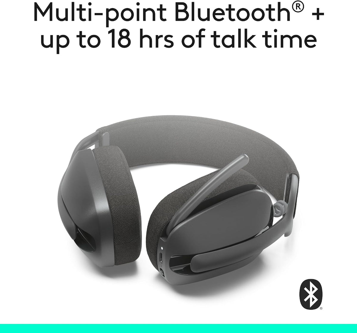 Logitech Zone Vibe 100 Headset — Graphite