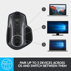 Logitech MX Master 2S Wireless Mouse — Graphite