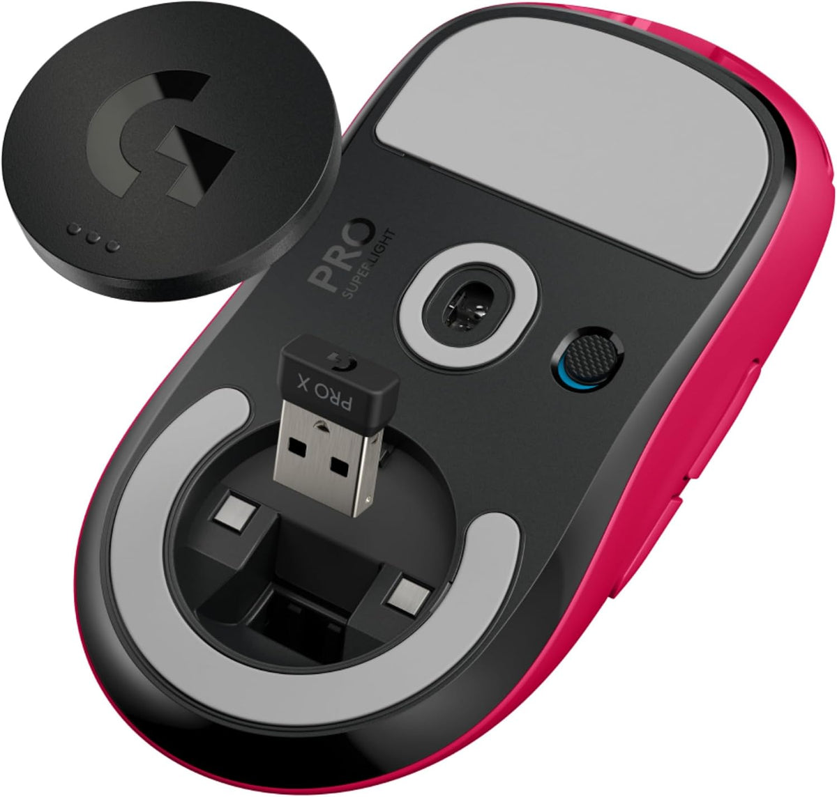 Logitech G PRO X SUPERLIGHT Gaming Mouse — Magenta