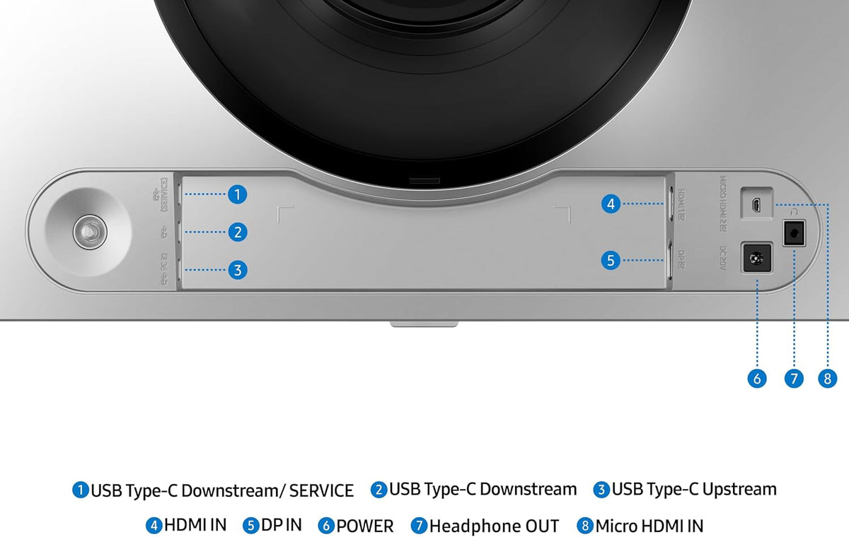 Samsung 49" Gaming Monitor G9 (G91SD) Odyssey OLED Dual QHD (5120 x 1440) 144Hz Refresh Rate 0.03Ms Response Time, NVIDIA G-Sync Compatible, Height Adjustable, Silver(Amazon Exclusive)