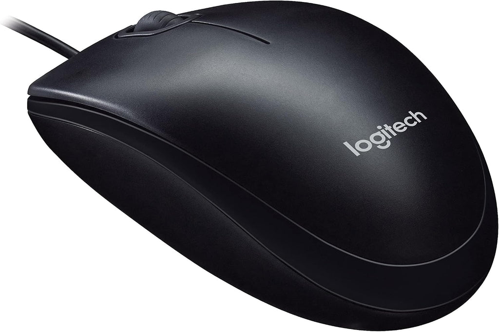 Logitech M90 Wired Mouse — Black