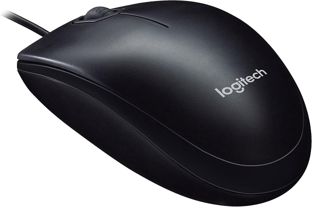 Logitech M90 Wired Mouse — Black