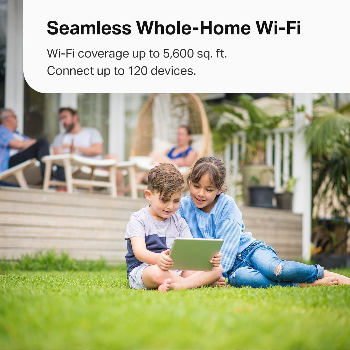 TP-Link Dual-Band AX1500 WiFi 6 Mesh Wi-Fi System (Deco X15) | Replaces Routers and Extenders | Covers up to 5,600 sq.ft. | 2 Gigabit ports per unit, supports Ethernet Backhaul | 2024 Release (3-Pack)